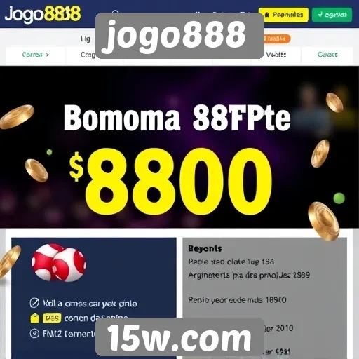 Desempenho das promoções e bônus do jogo888